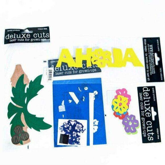 Aloha Hawaii Vacation Scrapbook Deluxe Cuts Lot - Picture 1 of 3